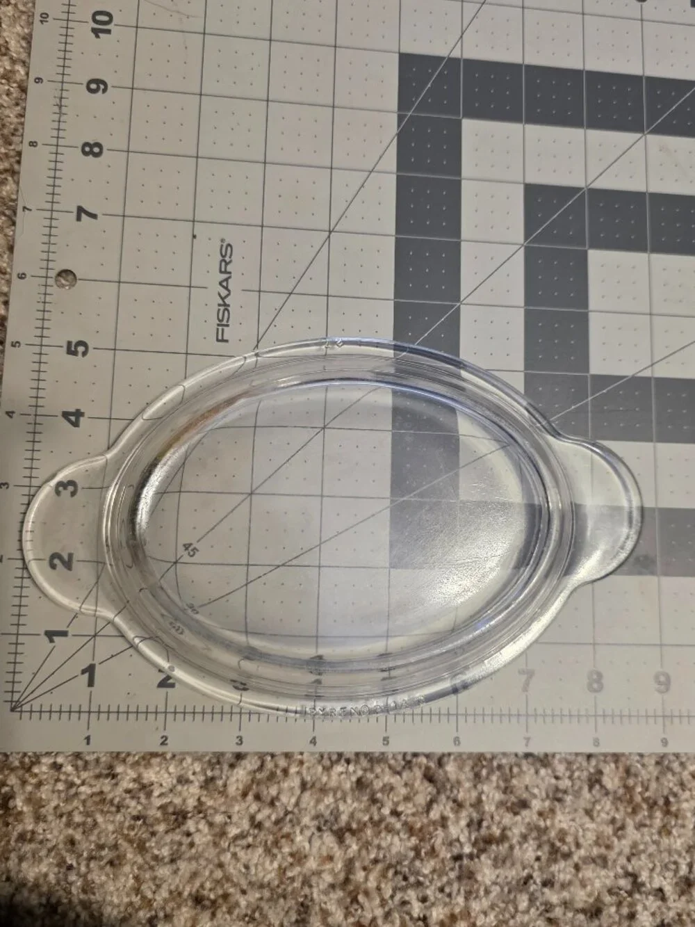 Pyrex P-14-C Clear Oval Glass Replacement Lid for CorningWare P-14-b